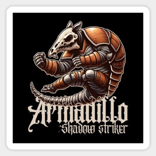 Armadillo skeleton fighter Magnet